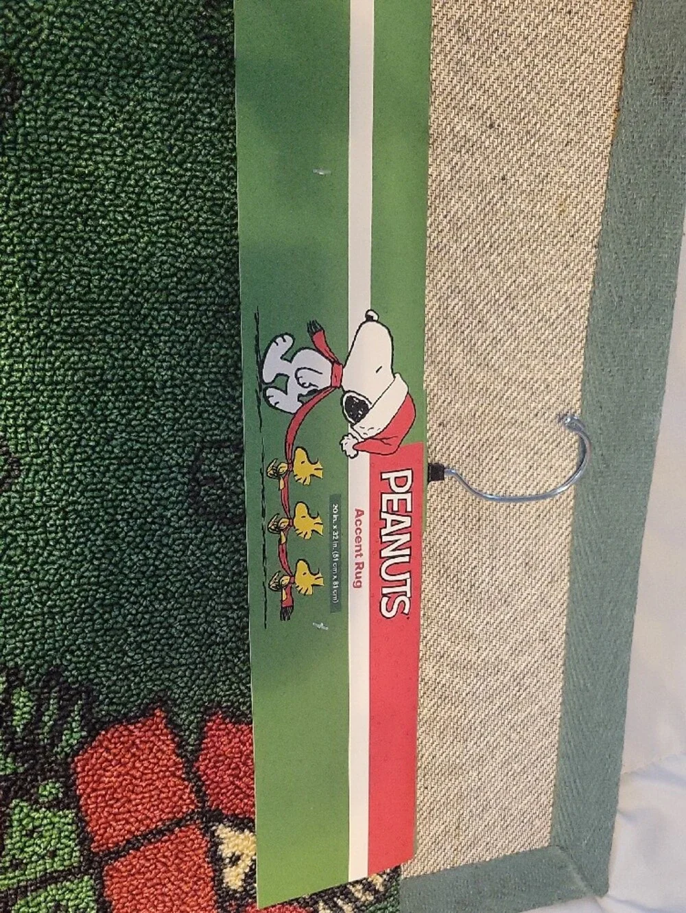 Peanuts Snoopy & Woodstock Holiday Doormat